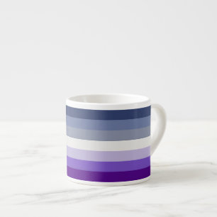 Taza De Espresso La bandera del orgullo de SlipperyJoe's Butch Lesb