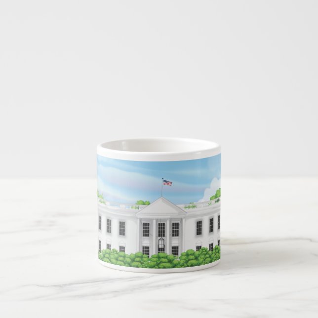 Taza De Espresso La Casa Blanca (Frente)