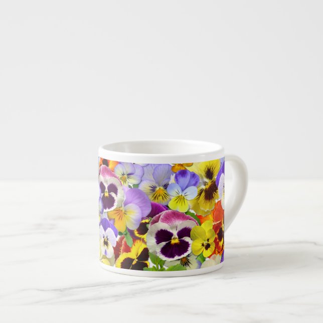 Taza De Espresso La colección Pansy (Derecha)