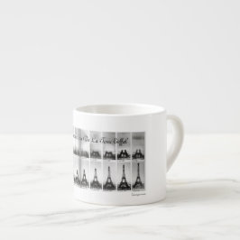 Taza De Espresso La construcción de la torre Eiffel