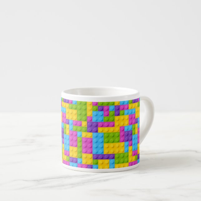 Taza De Espresso La construcción plástica bloquea el modelo (Derecha)