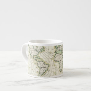 Taza De Espresso La declinación magnética del mundo