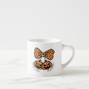 Taza De Espresso La estación de las calabazas de la Coquette de Hal