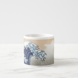 Taza De Espresso La gran ola de Kanagawa