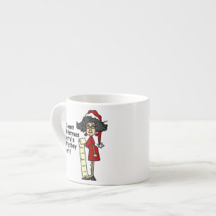 Taza De Espresso La lista de chicos traviesos de Santa