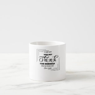 Taza De Espresso La pinta de un poeta pasivo