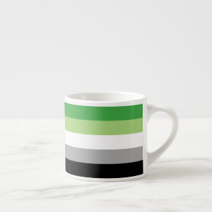 Taza De Espresso La romántica bandera del orgullo de SlipperyJoe ob