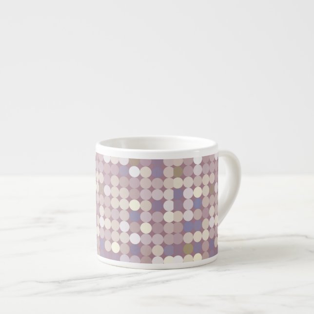 Taza De Espresso La tela circunda el modelo abstracto (Derecha)