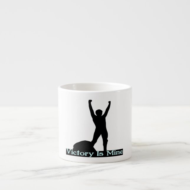 Taza De Espresso La victoria es la mía (Frente)