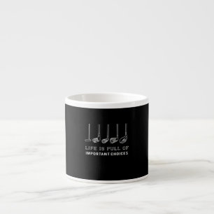 Taza De Espresso La vida está llena de importantes opciones de gol