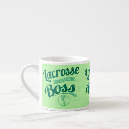 Taza De Espresso Lacrosse Como Un Jefe