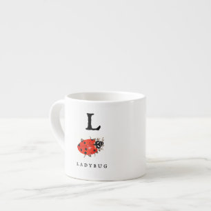 Taza De Espresso Ladybug y Digger Bee
