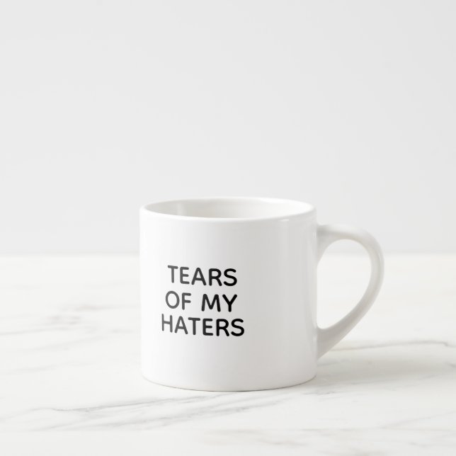 Taza De Espresso Lágrimas divertidas de mi odio Espresso Mug (Derecha)