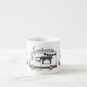 Taza De Espresso Lámpara de tabla Thunder_Cove de caravana RV