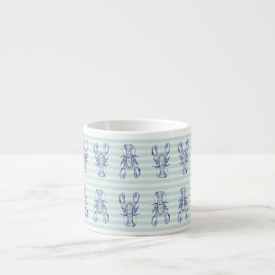 Taza De Espresso Langostas Azules