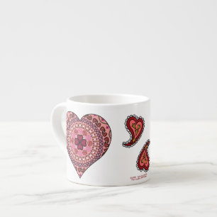 Taza De Espresso Las capas de la especialidad cardiaca