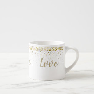 Taza De Espresso Las estrellas de la pitita dorada aman a Espresso