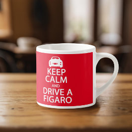 Taza De Espresso Las Figarras Mantienen Tranquila Figaro Car Espres