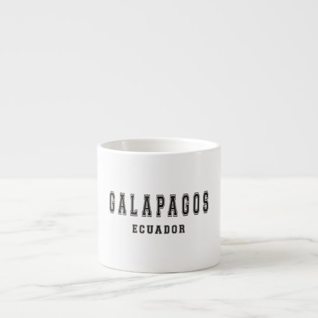 Taza De Espresso Las Islas Galápagos Ecuador (Frente)