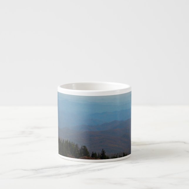 Taza De Espresso Las montañas están llamando (Frente)