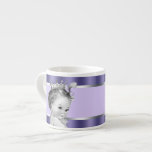 Taza De Espresso Lavanda Vintage Morple Princess Baby Cups<br><div class="desc">Adorable conservador vintage lavanda púrpura bebé taza de princesa. Puede elegir el estilo que desee y agregar texto simplemente eligiendo el botón personalizar para comenzar.</div>