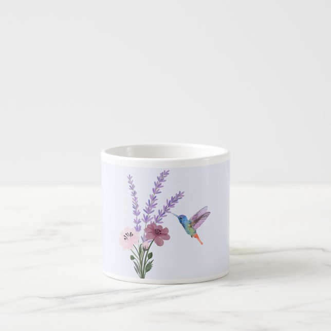 Taza De Espresso Lavender Espresso Mug (Frente)