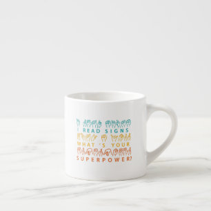 Taza De Espresso Leí Rótulos ¿Cuál es tu lenguaje de Rótulo de supe