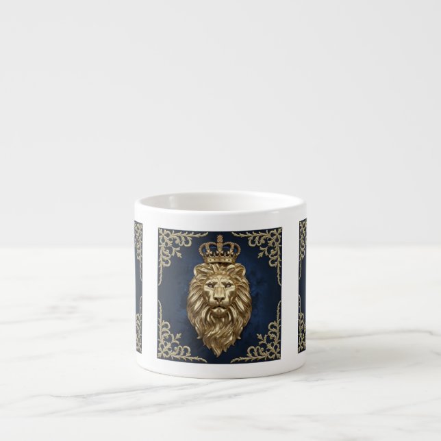 Taza De Espresso León majestuoso (Frente)