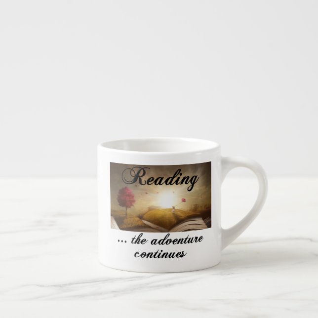 Taza De Espresso Leyendo, la aventura continúa (Derecha)