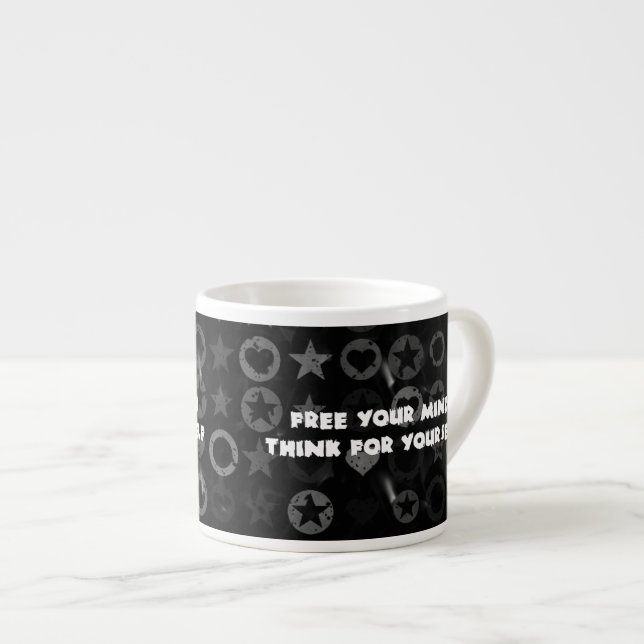 Taza De Espresso Libere su mente (Derecha)