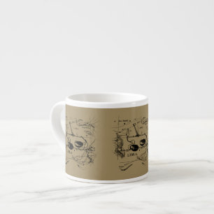 Taza De Espresso Libra Constellation Hevelius Decor 1690