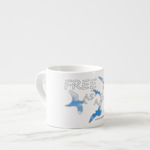 Taza De Espresso Libre como pájaro