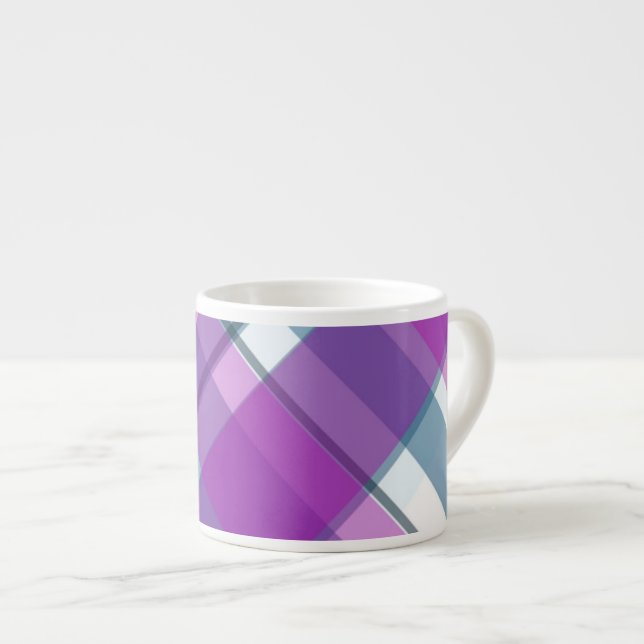 Taza De Espresso Ligero morado revestido (Derecha)