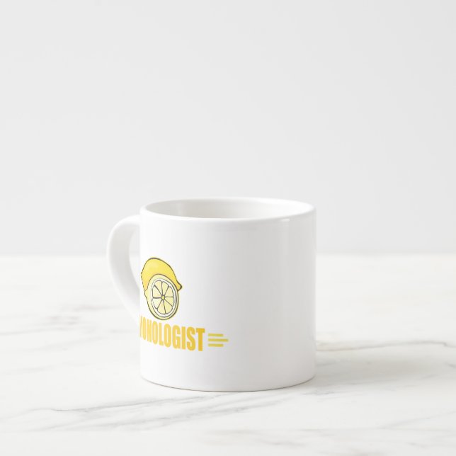 Taza De Espresso Limón Divertido (Izquierda)