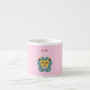 Taza De Espresso Lindo Leo, zodiaco, impresión de signo estelar