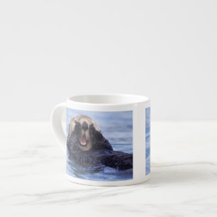 Taza De Espresso Lindo nutria de mar Alaska, EE. UU.