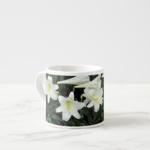 Taza De Espresso Lirio de Pascua (Lilium regale)