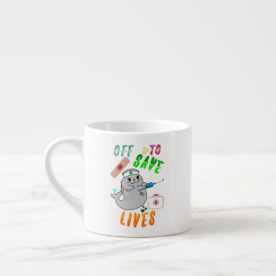 Taza De Espresso Listos Para Salvar Vidas
