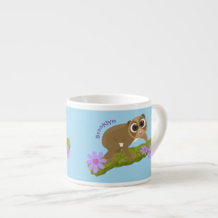 Taza De Espresso Lloris lentos alegres en el personalizado de rama
