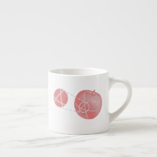 Taza De Espresso Local flatness explained with red and green apples