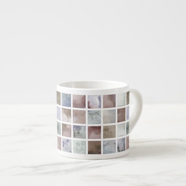 Taza De Espresso Loficks ladrillos cerámica de piedra estilo pared  (Derecha)