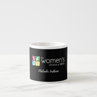 Taza De Espresso Logo del Coro de Mujeres de Dallas