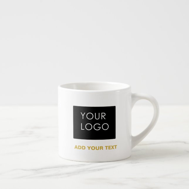 Taza De Espresso Logotipo de la Compañía Comercial de Personalizabl (Derecha)