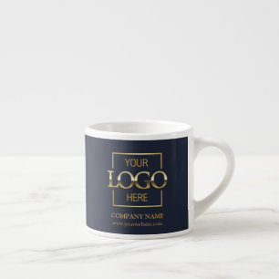 Taza De Espresso Logotipo de Marca de Empresa Personalizado Moderno