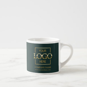 Taza De Espresso Logotipo de Marca de Empresa Personalizado Moderno