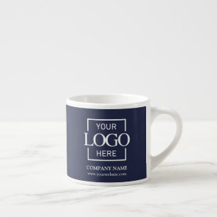Taza De Espresso Logotipo de Marca de Empresa Personalizado Moderno