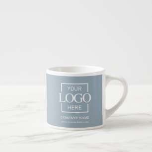 Taza De Espresso Logotipo de Marca de Empresa Personalizado Moderno