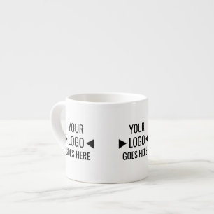 Taza De Espresso Logotipo de negocios de fácil Personalizado