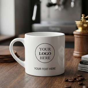 Taza De Espresso Logotipo Promocional Personalizado – Sin Pedido Mí