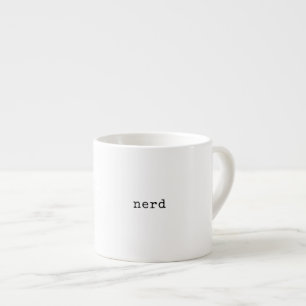 Taza De Espresso Lombriz Minimalista de nerd del libro